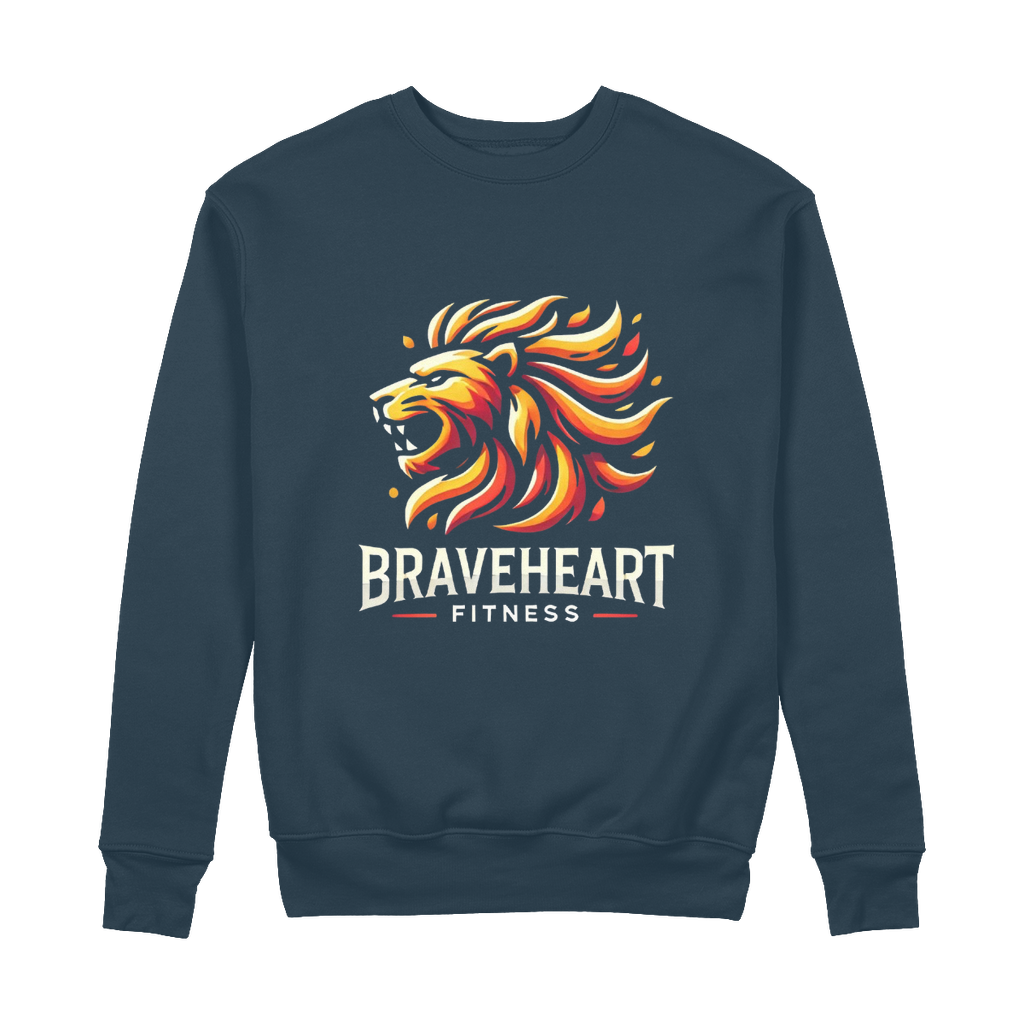 Braveheart Fitness 100% Organic Cotton Sweatshirt