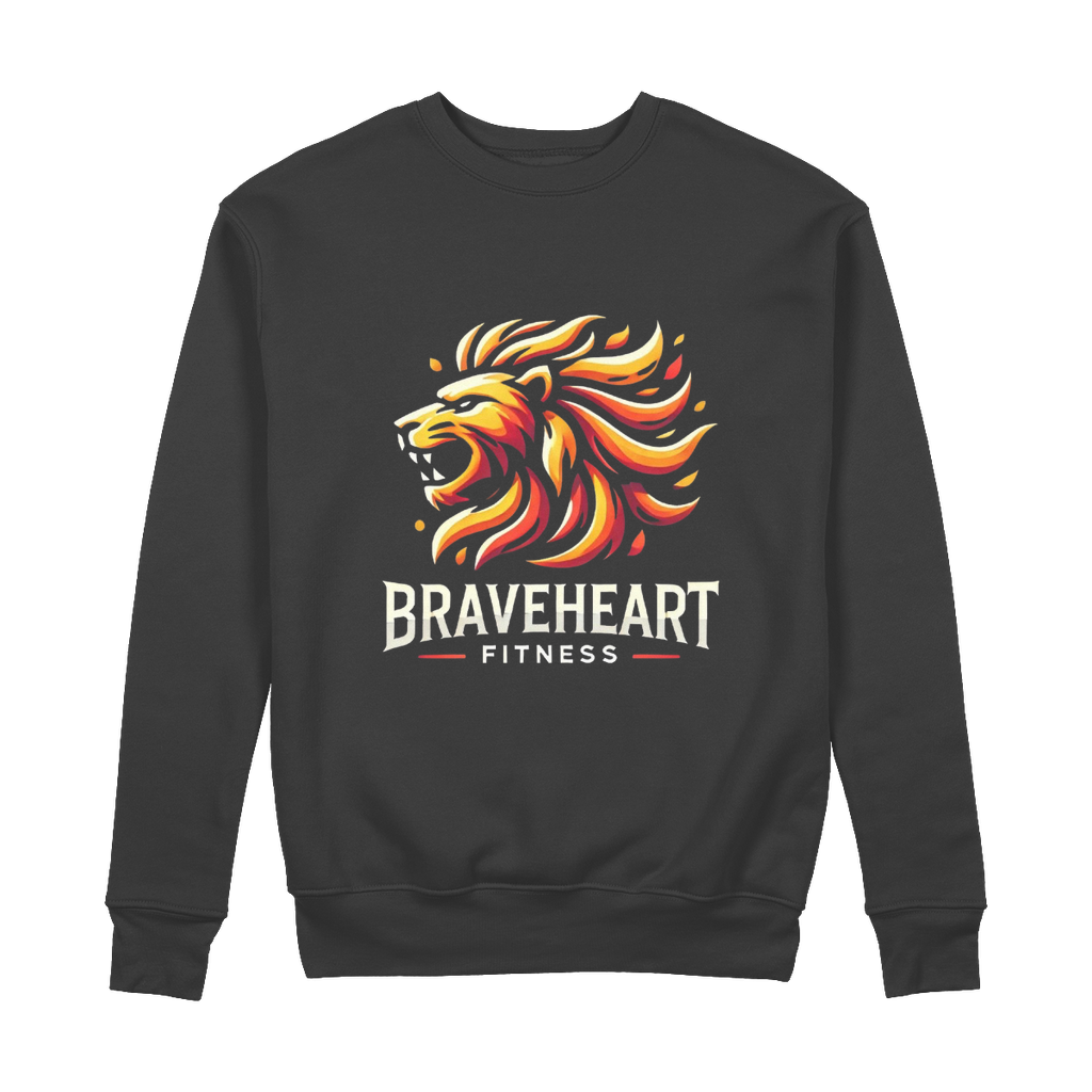 Braveheart Fitness 100% Organic Cotton Sweatshirt