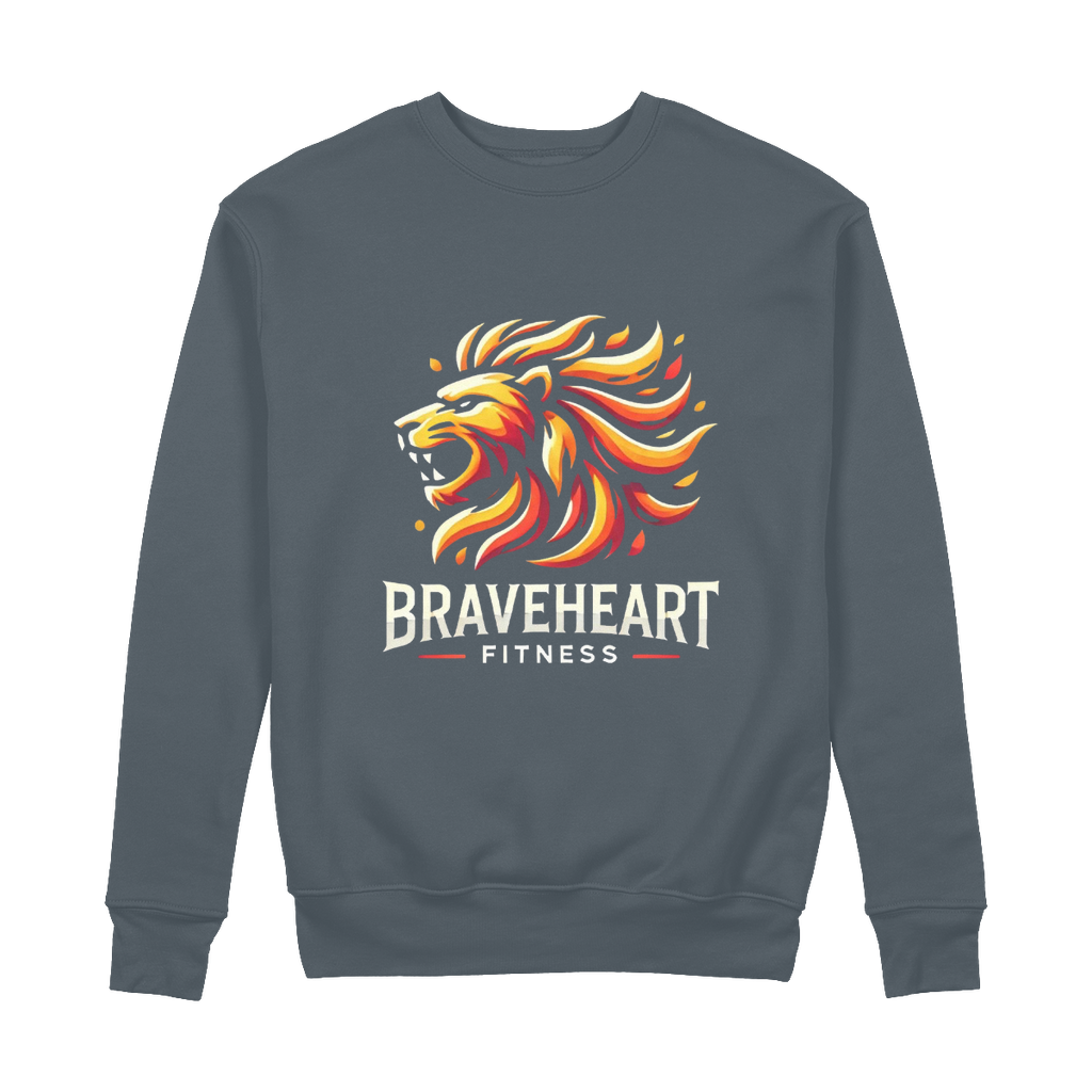 Braveheart Fitness 100% Organic Cotton Sweatshirt