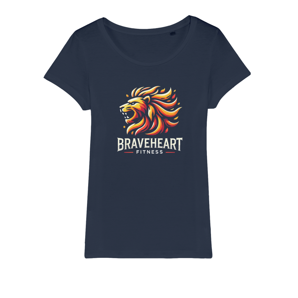 Braveheart Fitness Organic Jersey Womens T-Shirt