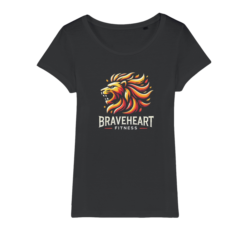 Braveheart Fitness Organic Jersey Womens T-Shirt