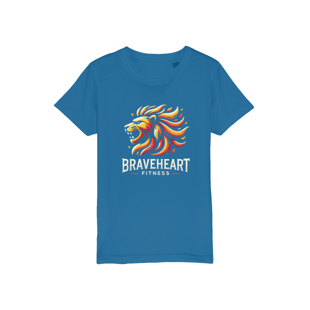 Braveheart Fitness Organic Jersey Kids T-Shirt