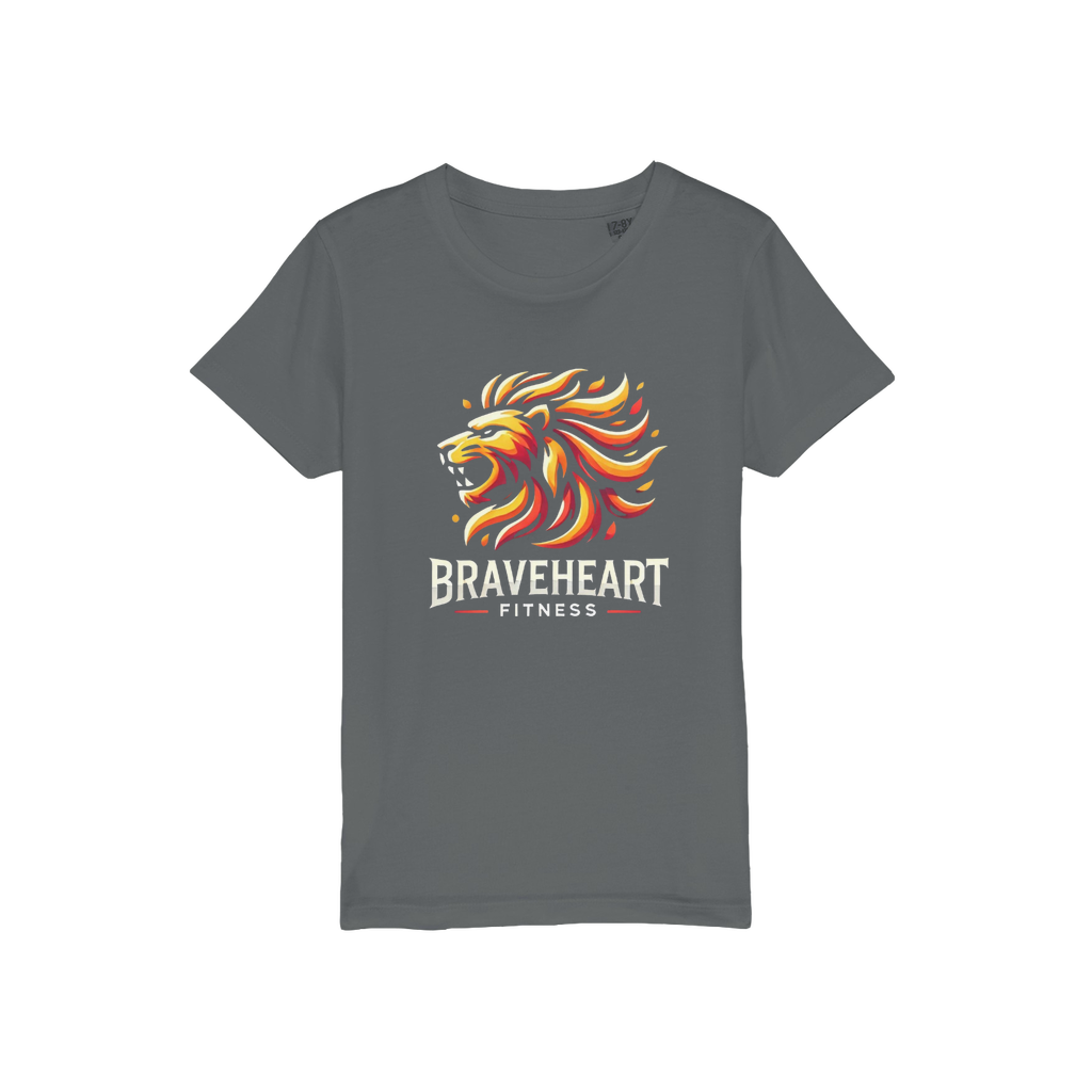 Braveheart Fitness Organic Jersey Kids T-Shirt