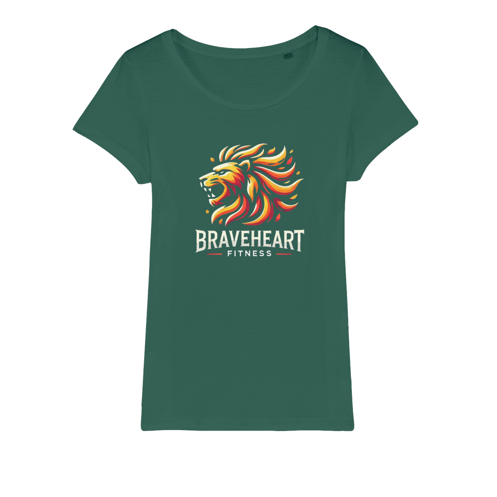 Braveheart Fitness Organic Jersey Womens T-Shirt