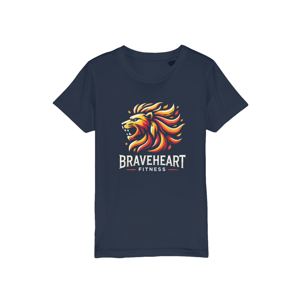 Braveheart Fitness Organic Jersey Kids T-Shirt