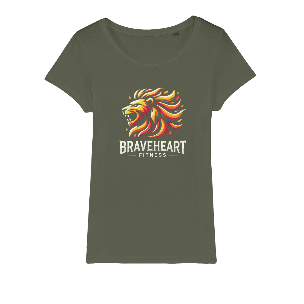 Braveheart Fitness Organic Jersey Womens T-Shirt