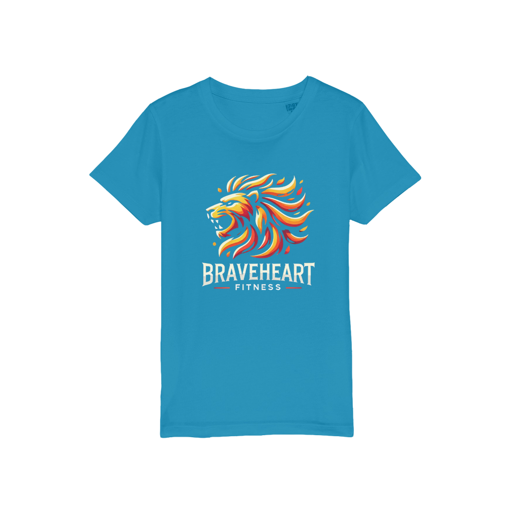 Braveheart Fitness Organic Jersey Kids T-Shirt
