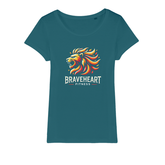 Braveheart Fitness Organic Jersey Womens T-Shirt