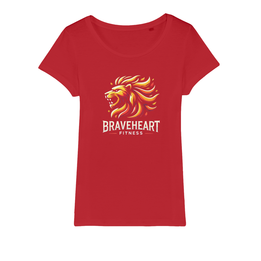 Braveheart Fitness Organic Jersey Womens T-Shirt