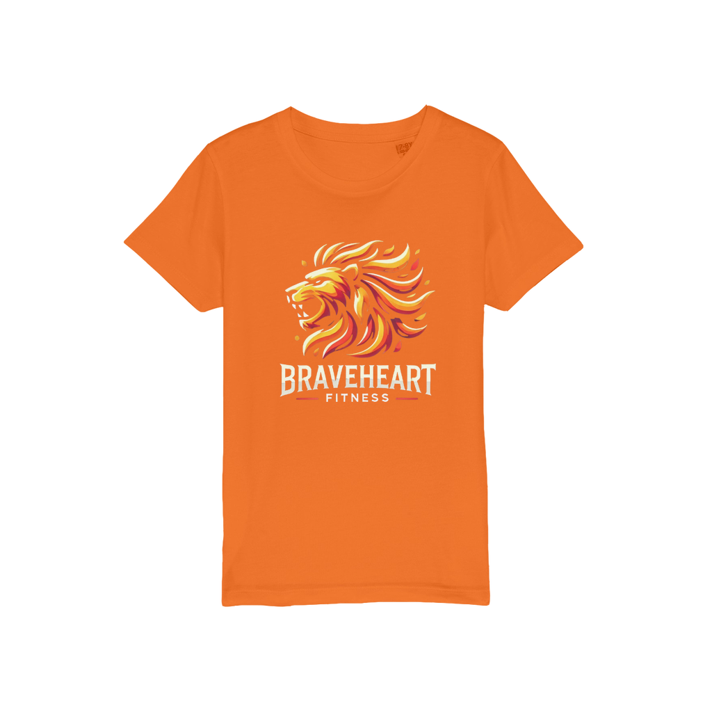 Braveheart Fitness Organic Jersey Kids T-Shirt
