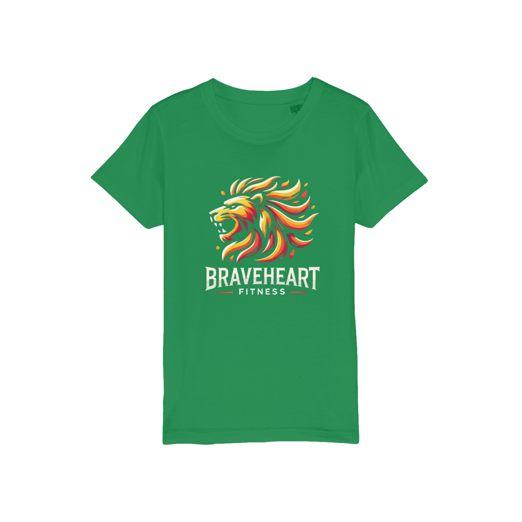 Braveheart Fitness Organic Jersey Kids T-Shirt