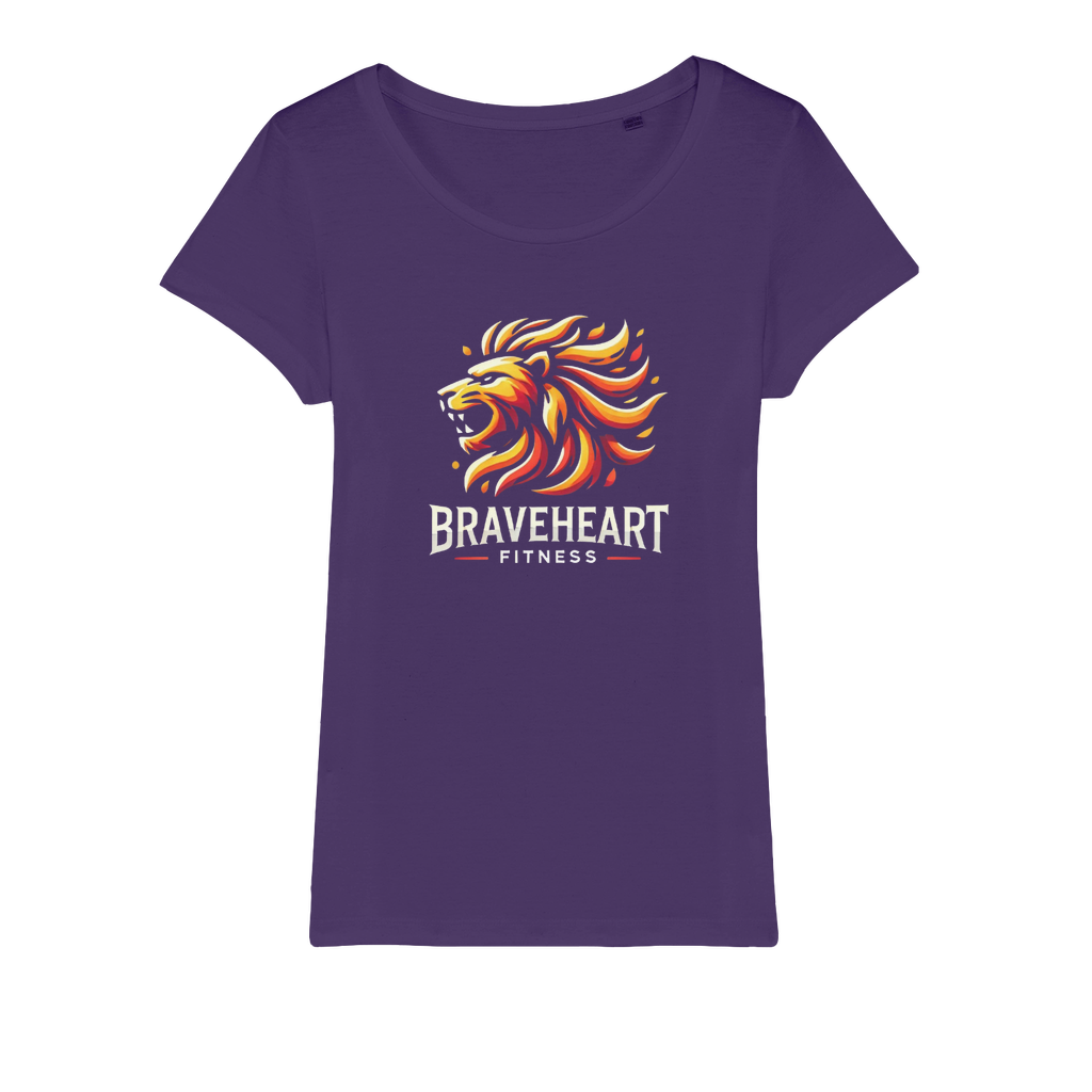 Braveheart Fitness Organic Jersey Womens T-Shirt