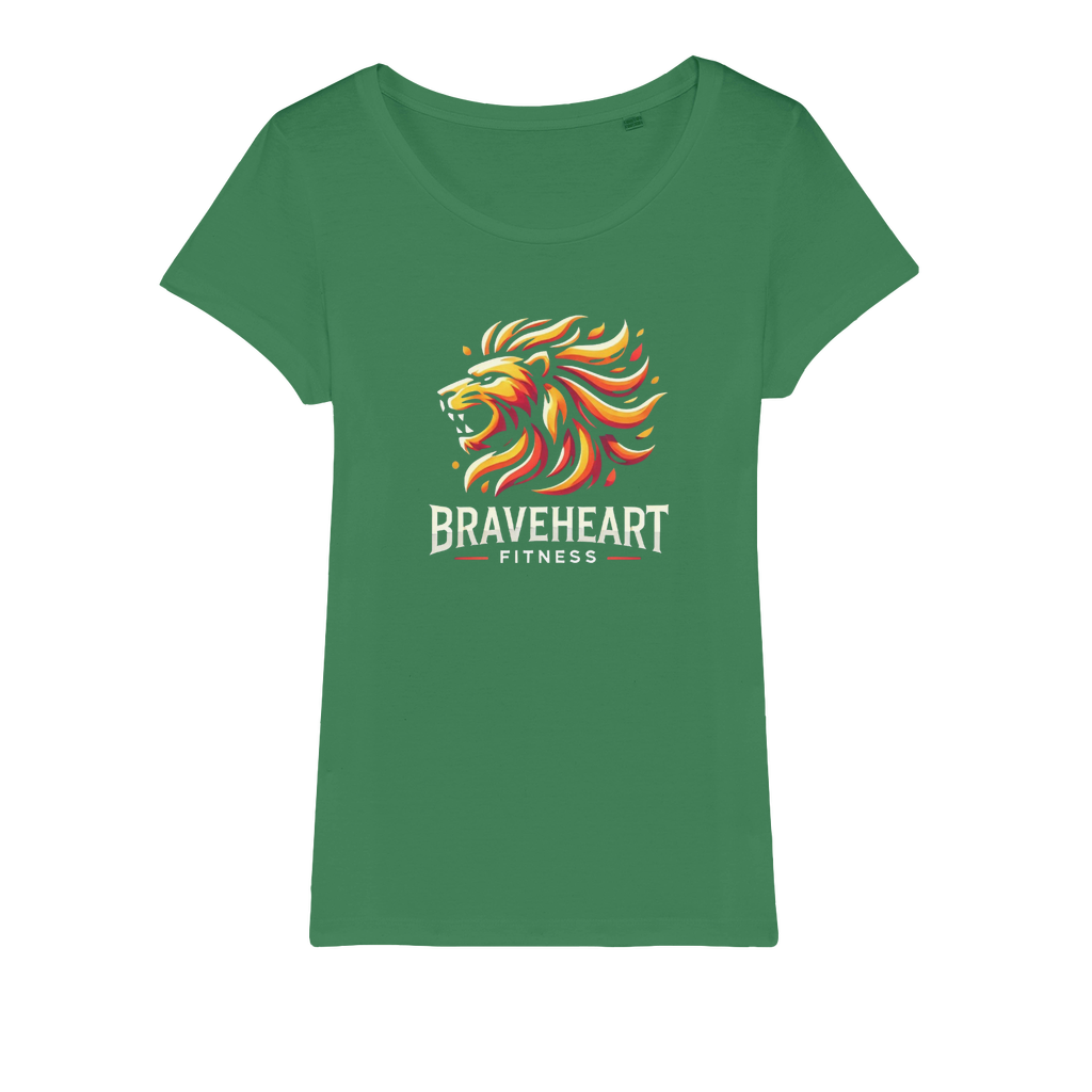 Braveheart Fitness Organic Jersey Womens T-Shirt