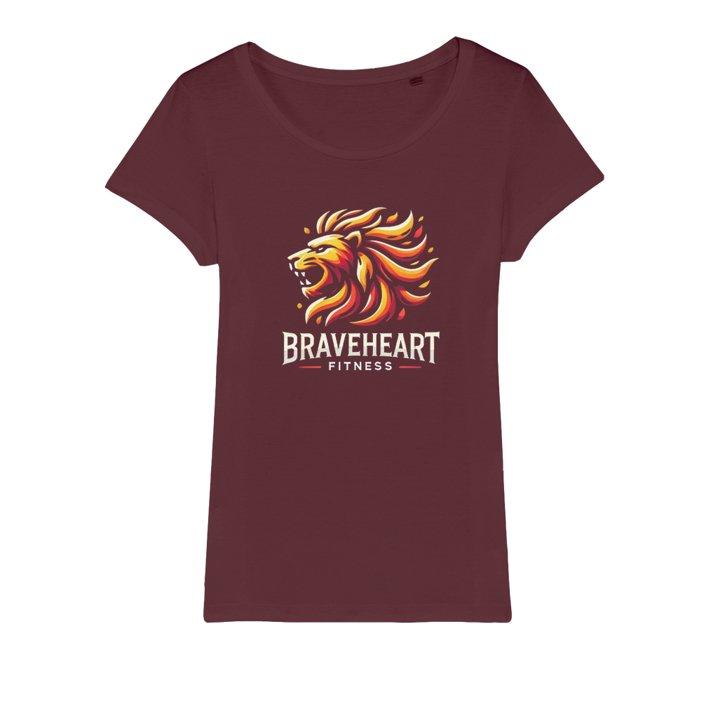 Braveheart Fitness Organic Jersey Womens T-Shirt