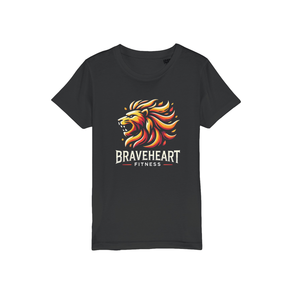 Braveheart Fitness Organic Jersey Kids T-Shirt